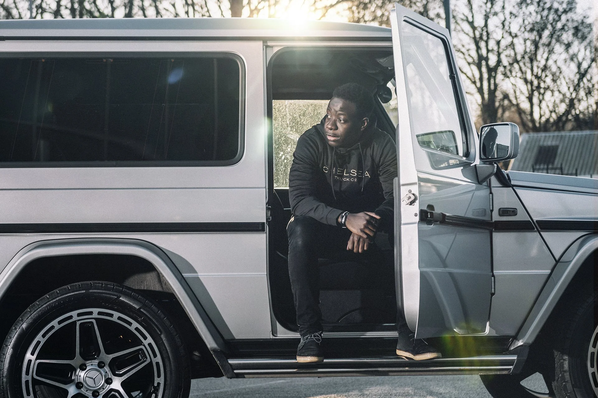 Special Edition Chelsea Truck Co Black with Gold Embroidery Hoodie - Image 3