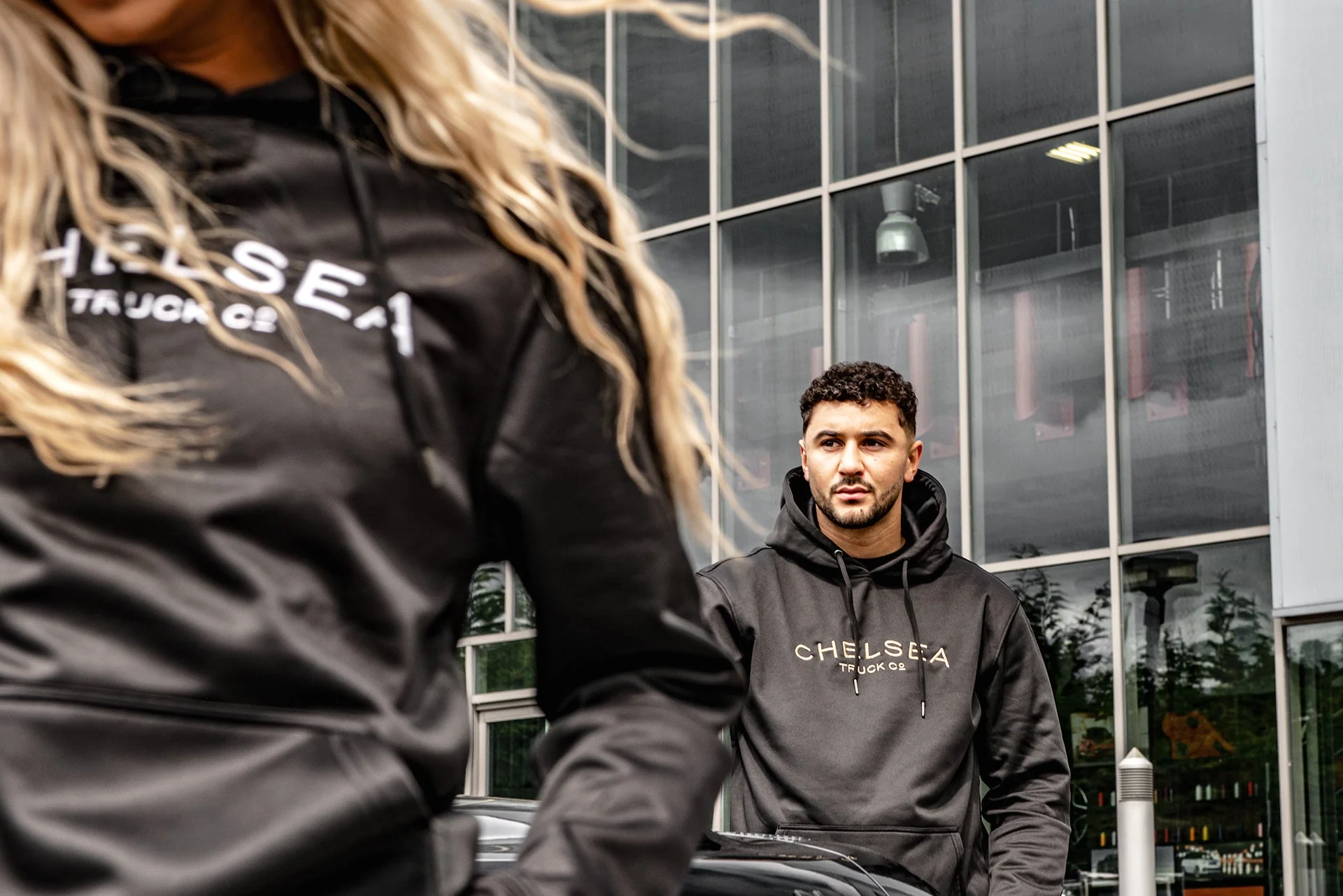 Special Edition Chelsea Truck Co Black with Gold Embroidery Hoodie - Image 6