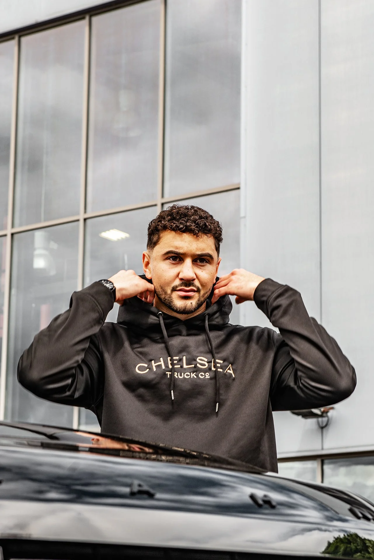 Special Edition Chelsea Truck Co Black with Gold Embroidery Hoodie - Image 8