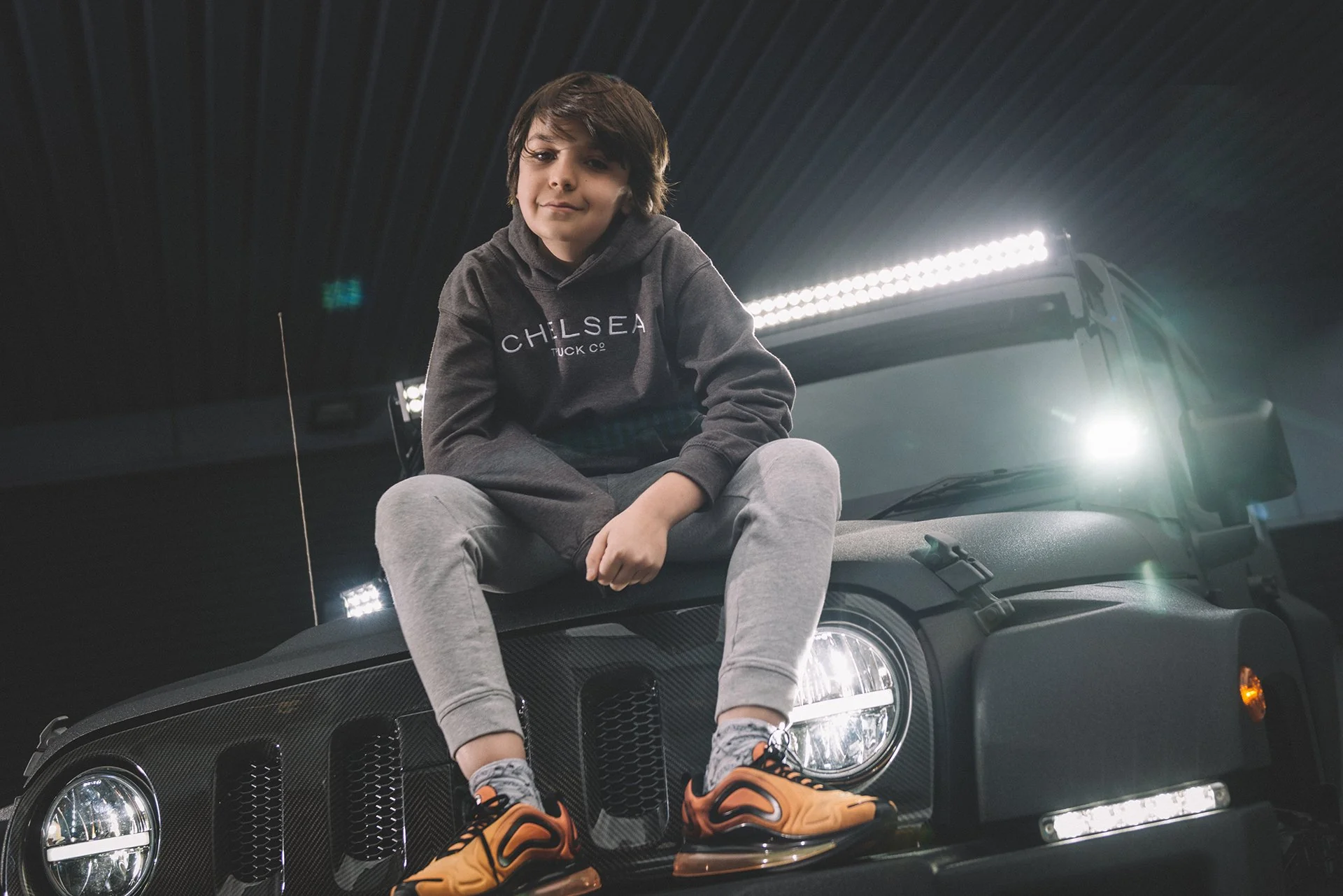 Chelsea Truck Co Charcoal Grey Hoodie - Image 3