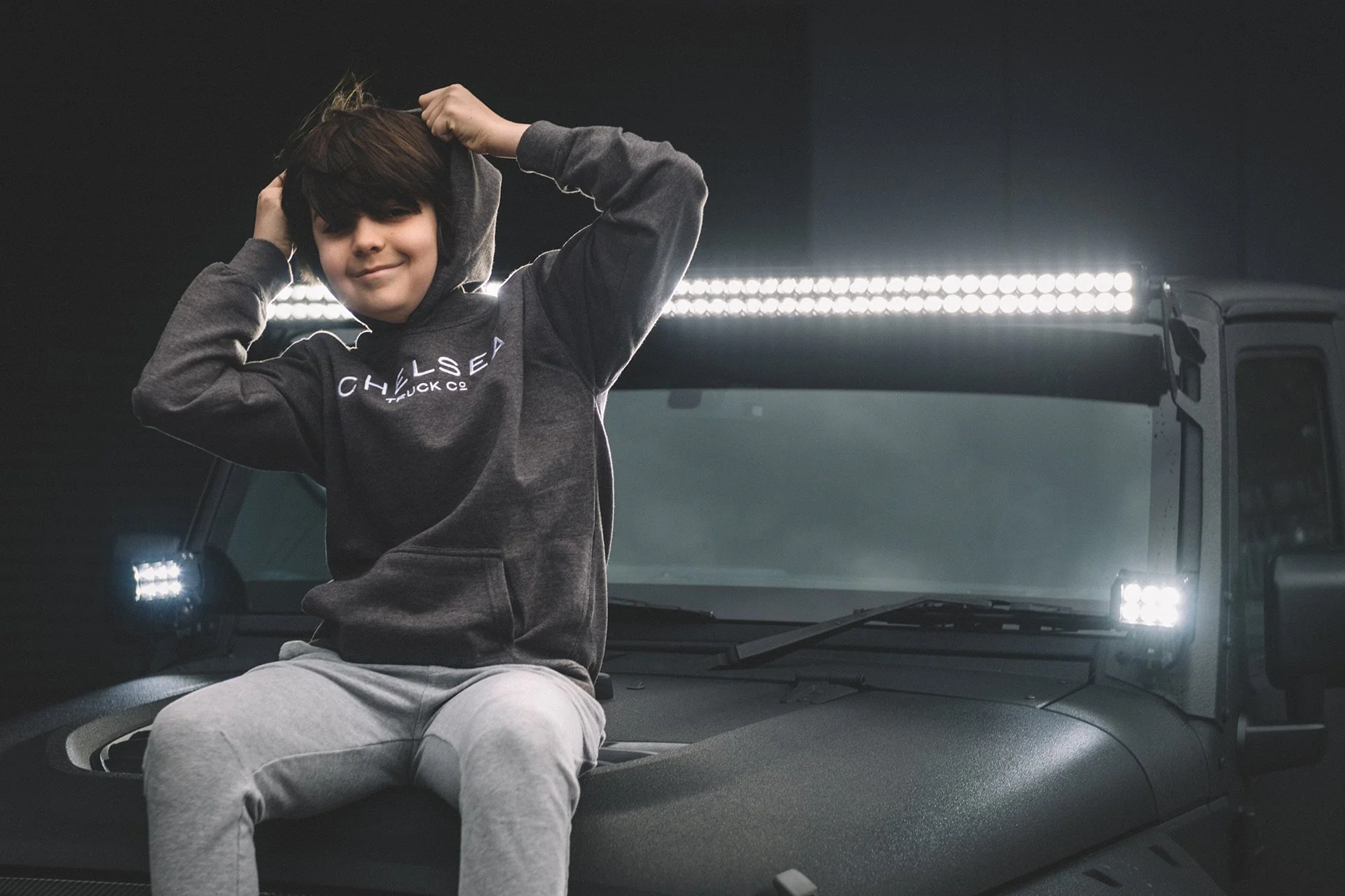 Chelsea Truck Co Charcoal Grey Hoodie - Image 5