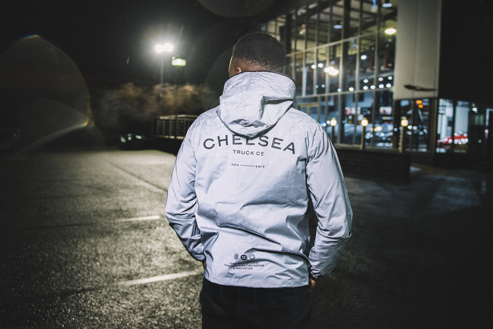 Grey Men's Reflective Jacket - Image 11