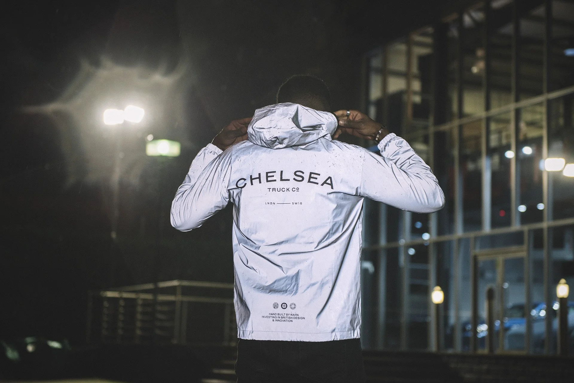 Grey Men's Reflective Jacket - Image 8