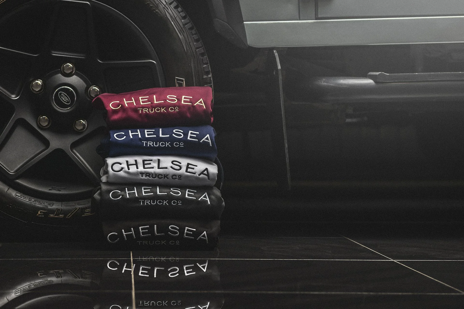 Exclusive Special Edition Chelsea Truck Co Hoodie - Red with Gold Embroidery - Image 7